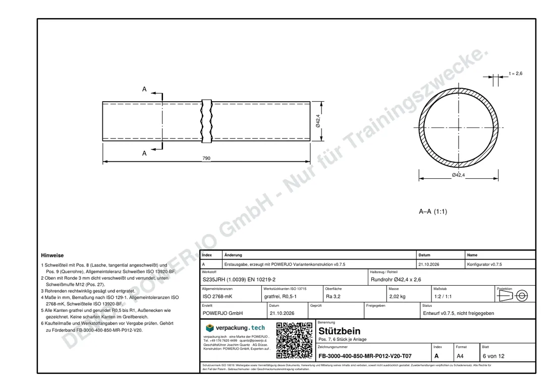 Einzelteile, Blatt 6